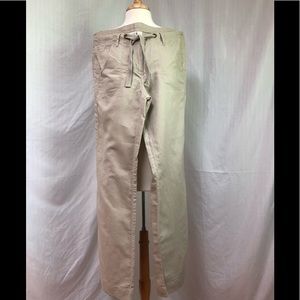 Kenar Tan Wide Leg Linen/Cotton Pants 10 NWOT